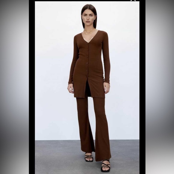 BNWT ZARA LONG WOMENS CARDIGAN - Picture 7 of 7